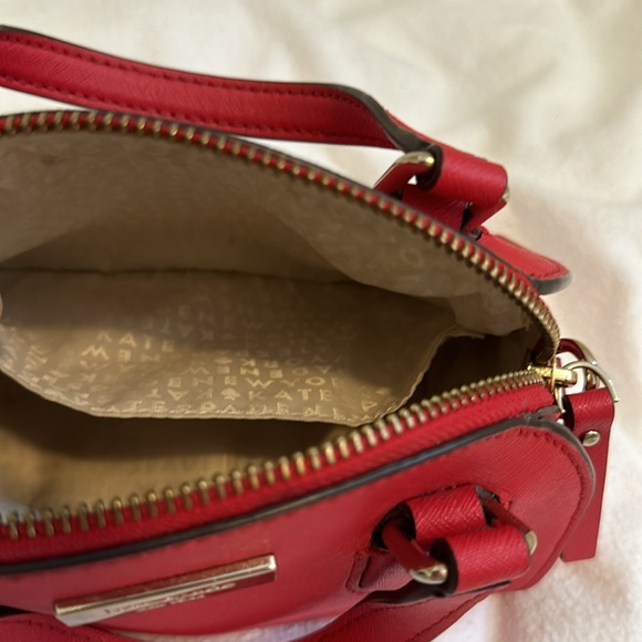 Kate spade red purse shoulder or crossbody - Picture 8 of 11